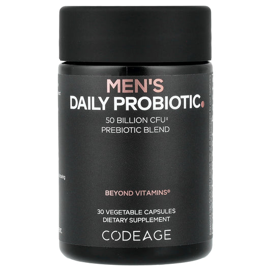Codeage, Men's Daily Probiotic, 30 Vegetable Capsules