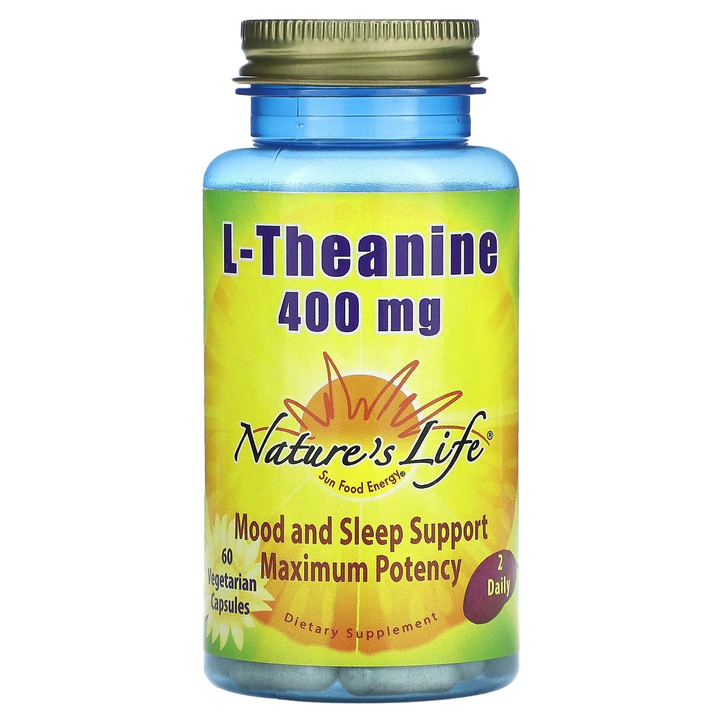 Nature's Life, L-Theanine, 60 Vegetarian Capsules