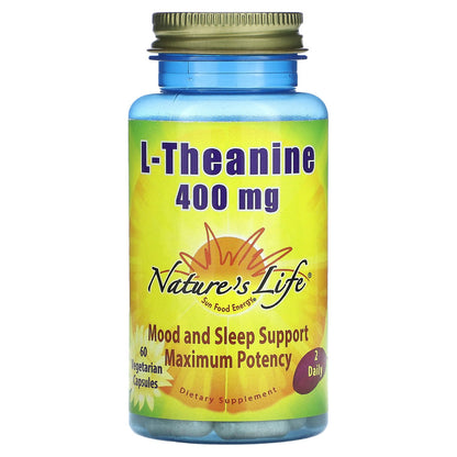 Nature's Life, L-Theanine, 60 Vegetarian Capsules