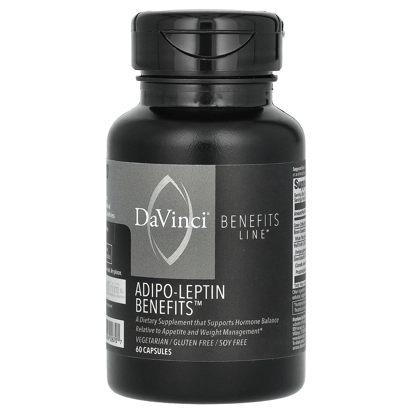 DaVinci Laboratories, Benefits Line, Adipo-Leptin Benefits, 60 Capsules