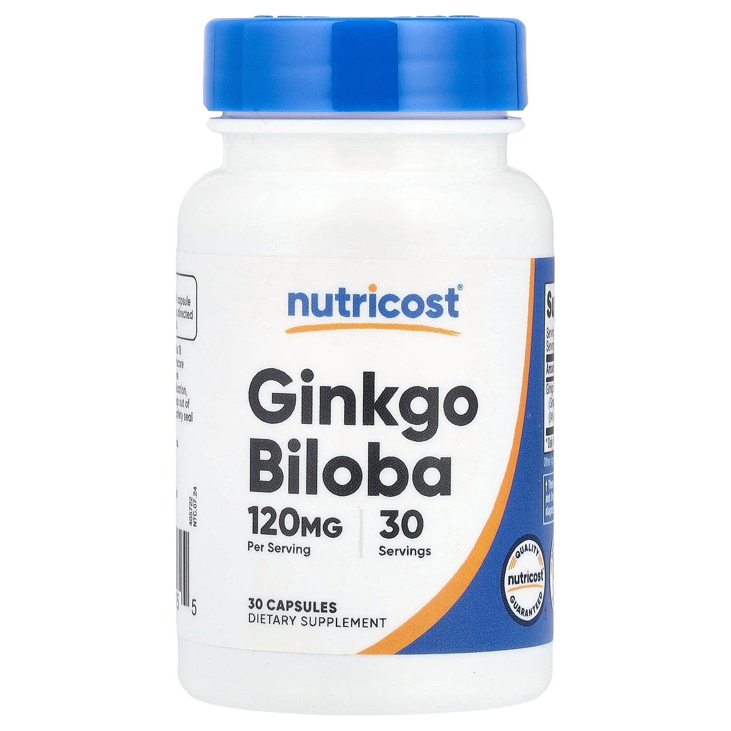 Nutricost, Ginkgo Biloba, 120 mg, 30 Capsules