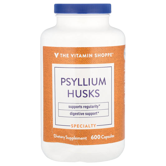 The Vitamin Shoppe, Psyllium Husks, 600 Capsules (720 mg per Capsule)
