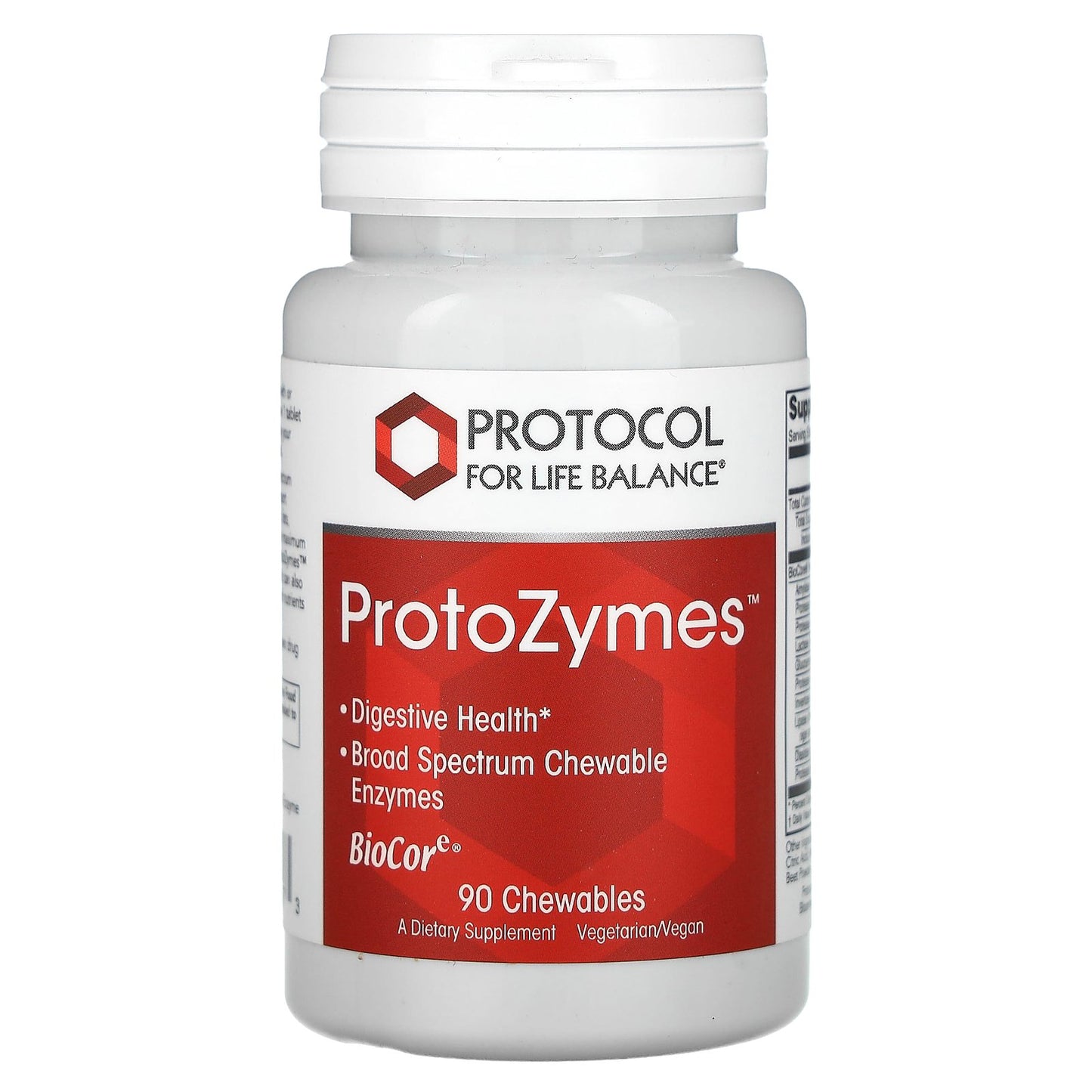 Protocol for Life Balance, ProtoZymes, 90 Chewables