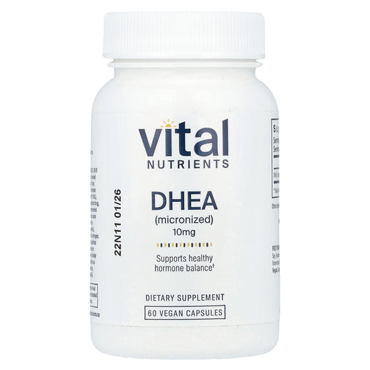 Vital Nutrients, DHEA (Micronized), 10 mg, 60 Vegan Capsules