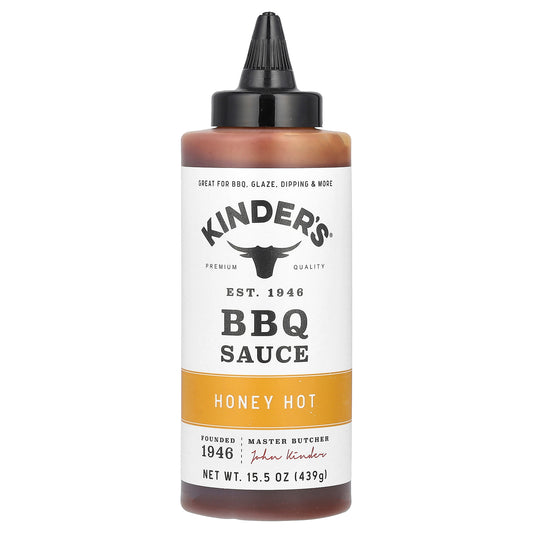 KINDER'S, BBQ Sauce, Honey Hot , 15.5 oz (439 g)