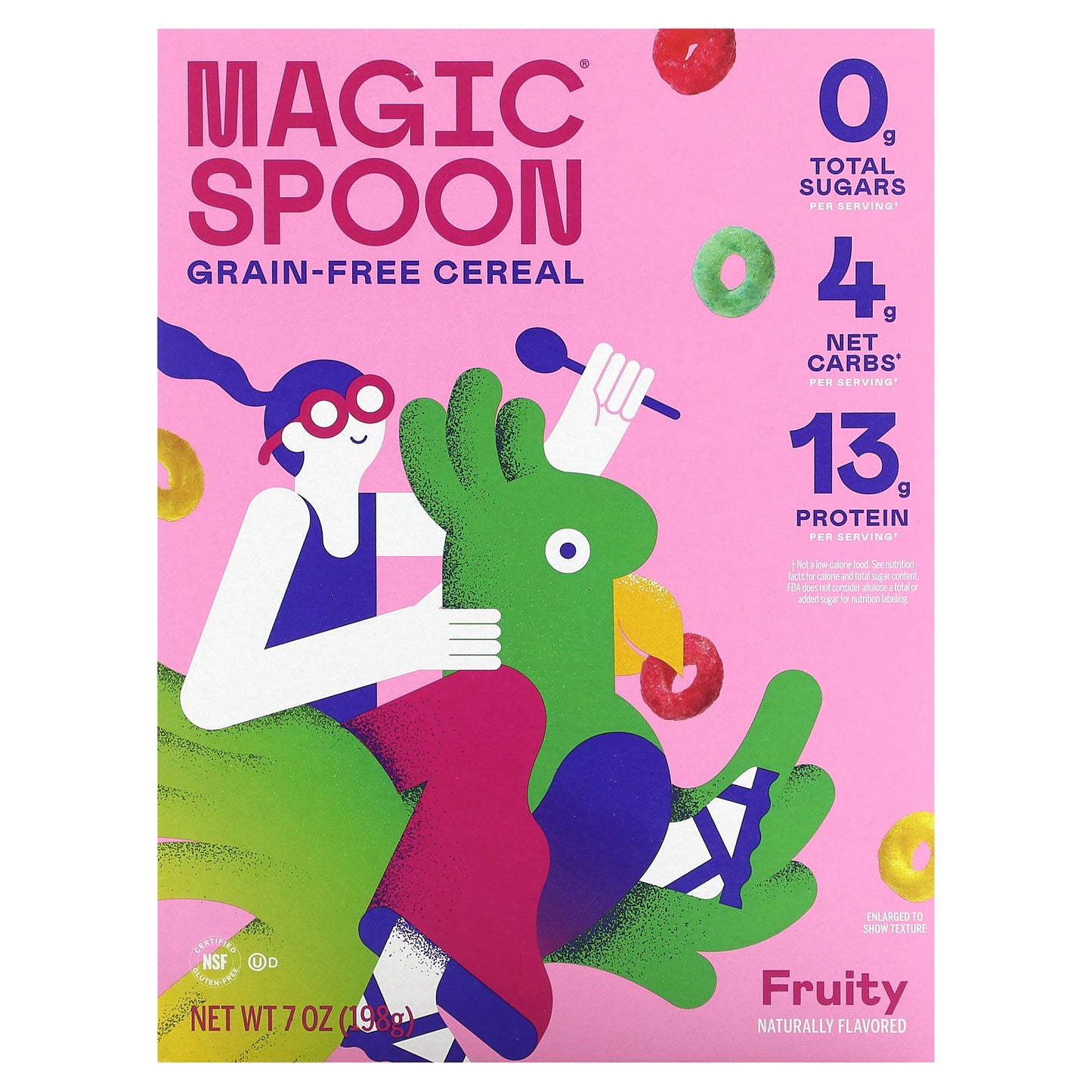 Magic Spoon, Grain-Free Cereal, Fruity, 7 oz (198 g)