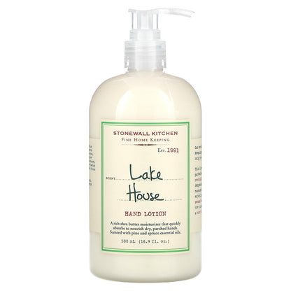 Stonewall Kitchen, Hand Lotion, Lake House, 16.9 fl oz (500 ml)