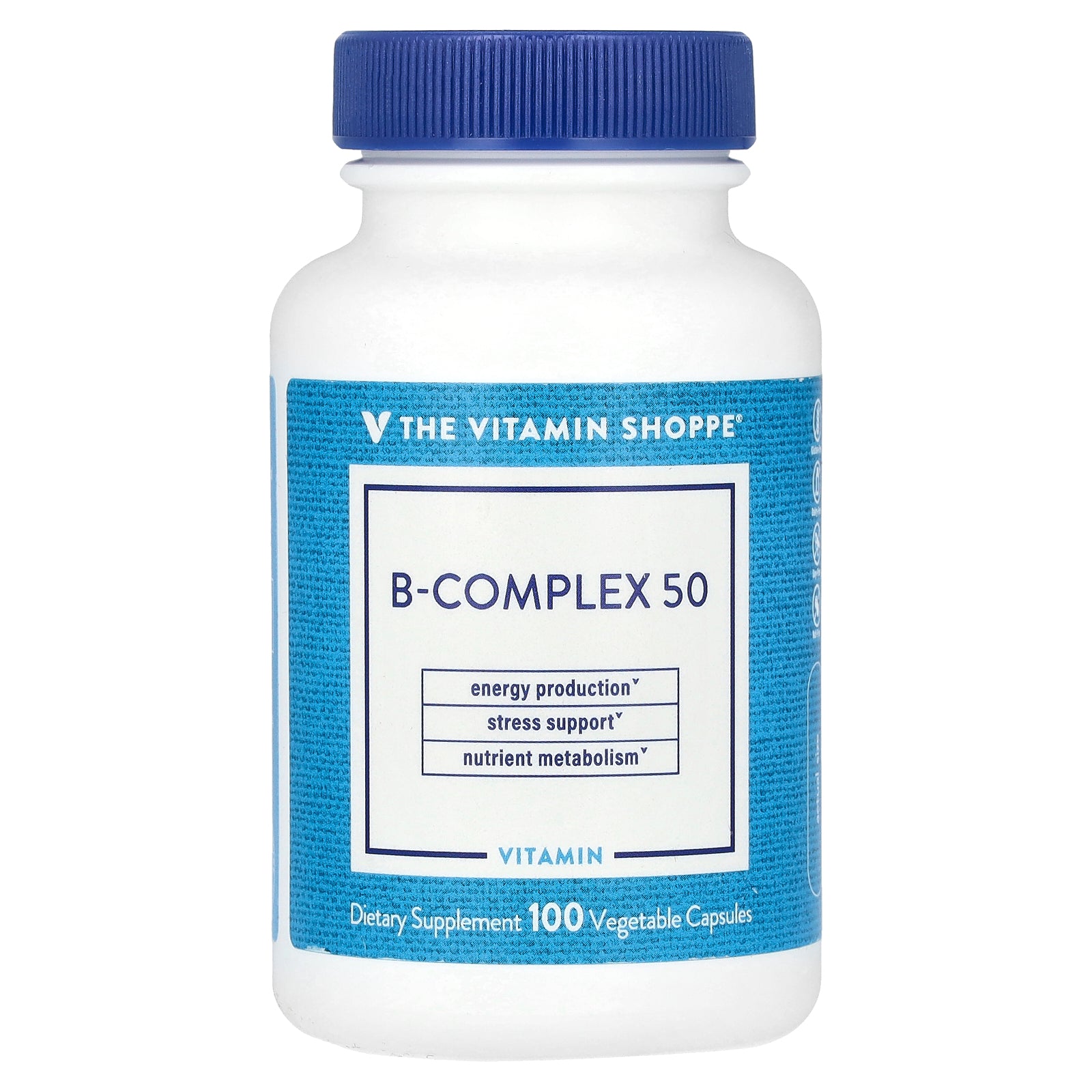 The Vitamin Shoppe, B-Complex 50, 100 Vegetable Capsules