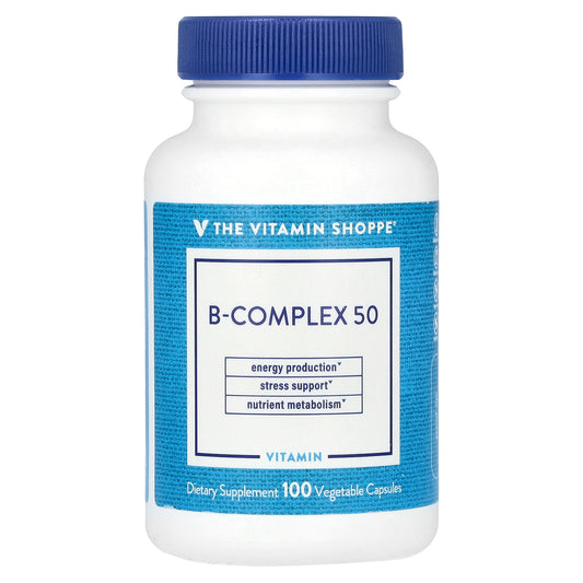 The Vitamin Shoppe, B-Complex 50, 100 Vegetable Capsules