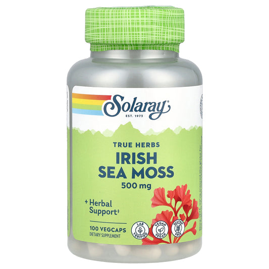 Solaray, True Herbs, Irish Sea Moss, 500 mg, 100 VegCaps