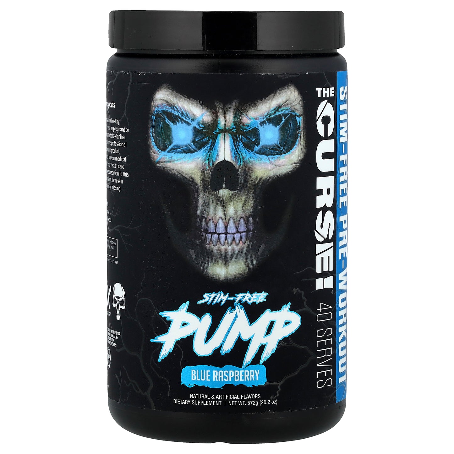 JNX Sports, Stim-Free Pump, Pre-Workout, Blue Raspberry, 20.2 oz (572 g)