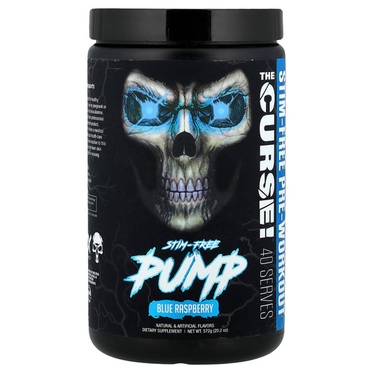 JNX Sports, Stim-Free Pump, Pre-Workout, Blue Raspberry, 20.2 oz (572 g)