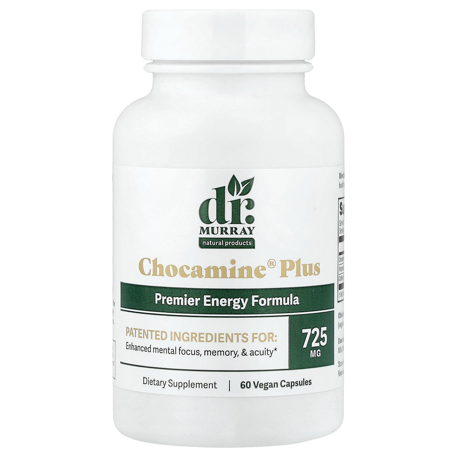 Dr. Murray's, Chocamine® Plus, 60 Vegan Capsules