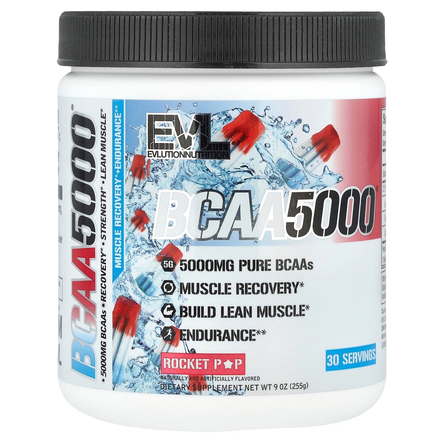 EVLution Nutrition, BCAA5000®, Rocket Pop, 9 oz (255 g)