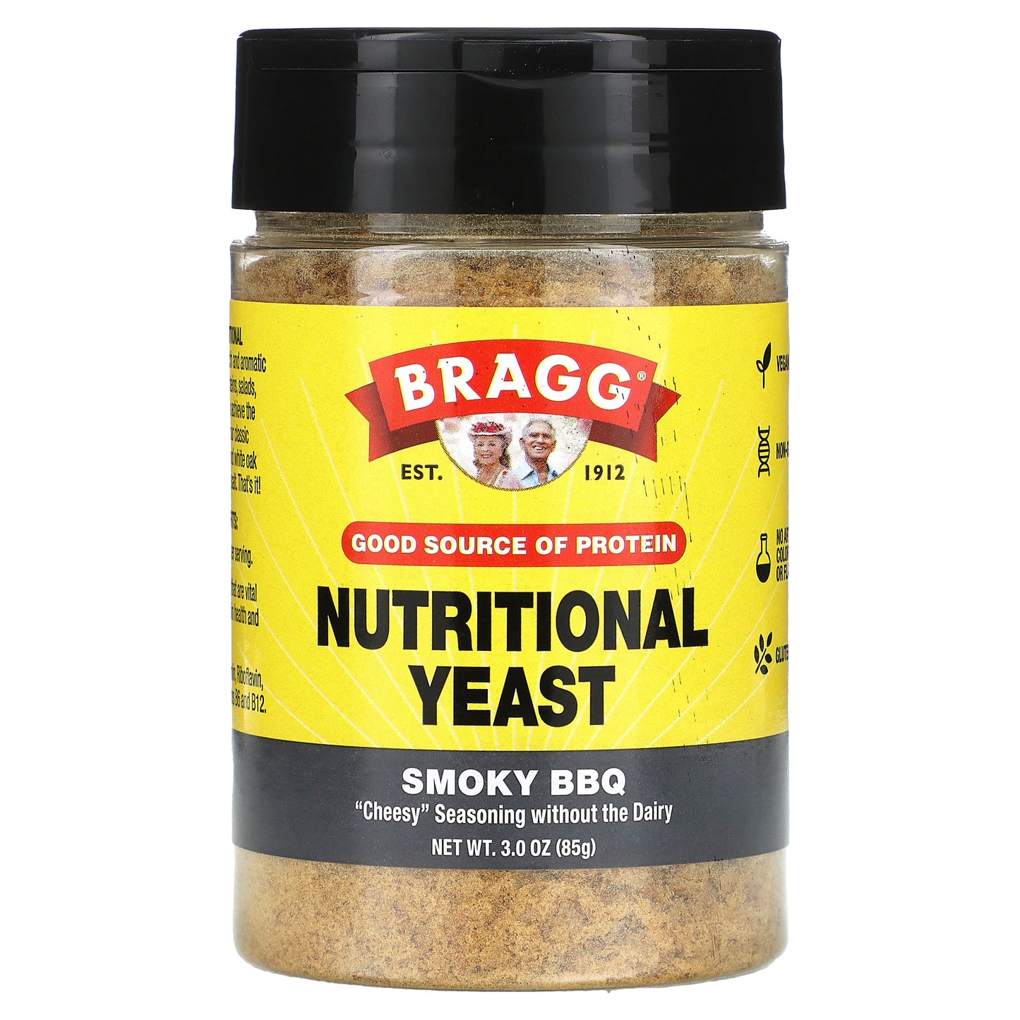 Bragg, Nutritional Yeast, Smoky BBQ, 3 oz (85 g)