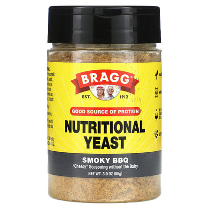 Bragg, Nutritional Yeast, Smoky BBQ, 3 oz (85 g)