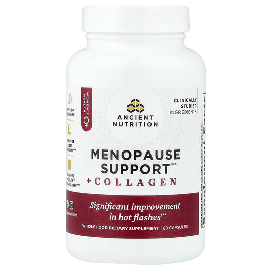 Ancient Nutrition, Menopause Support + Collagen, 60 Capsules