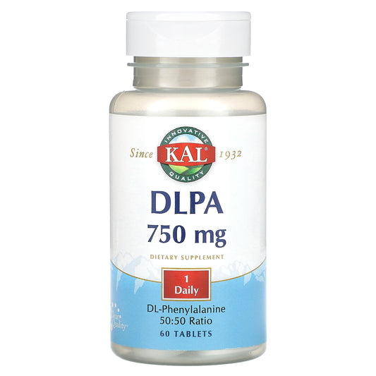 KAL, DLPA, 750 mg, 60 Tablets