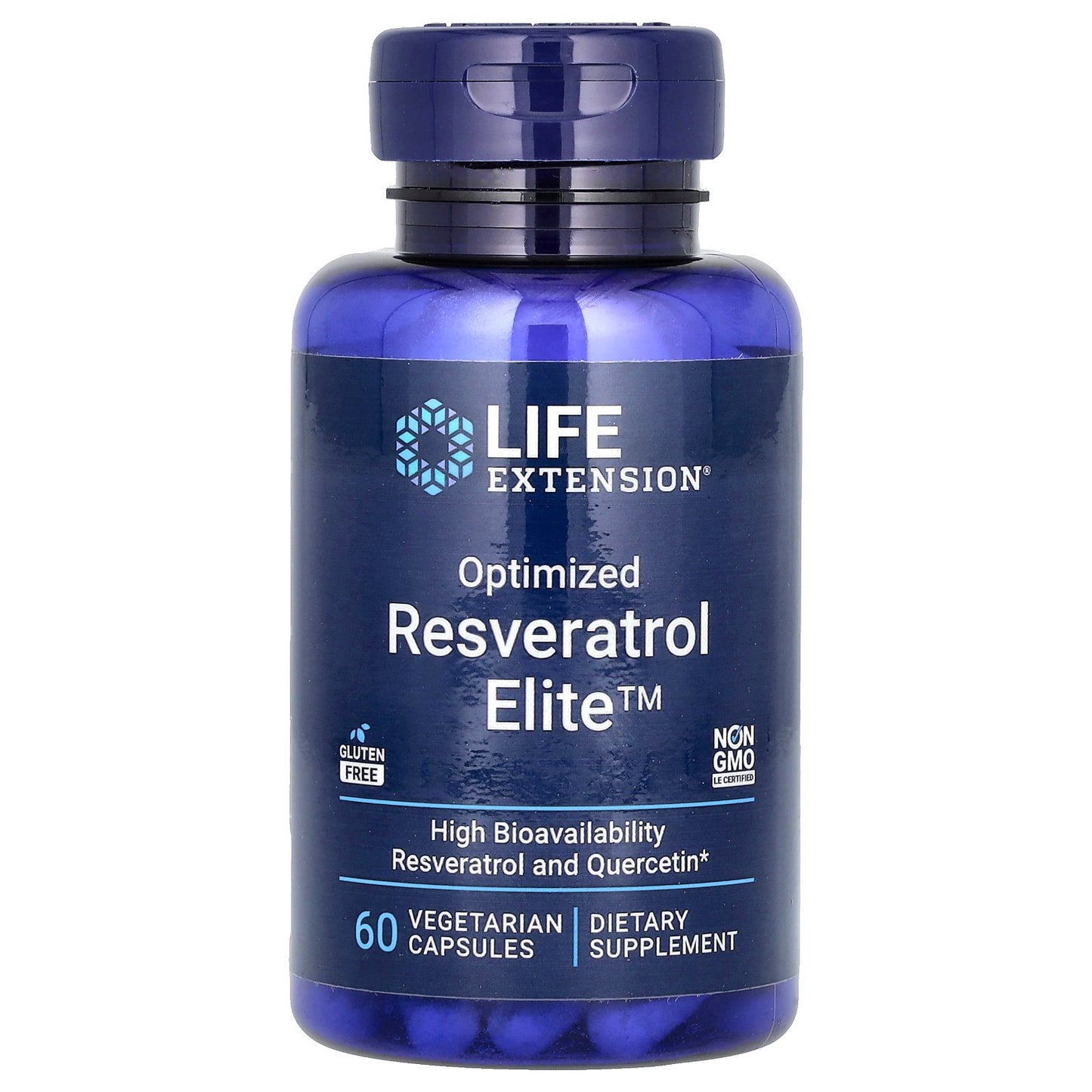 Life Extension, Optimized Resveratrol Elite, 60 Vegetarian Capsules