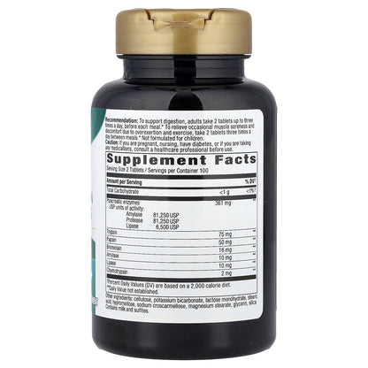 Nature's Way, MegaZyme®, Dual Action Enzymes, 200 Tablets