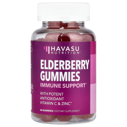 Havasu Nutrition, Elderberry Gummies, 60 Gummies
