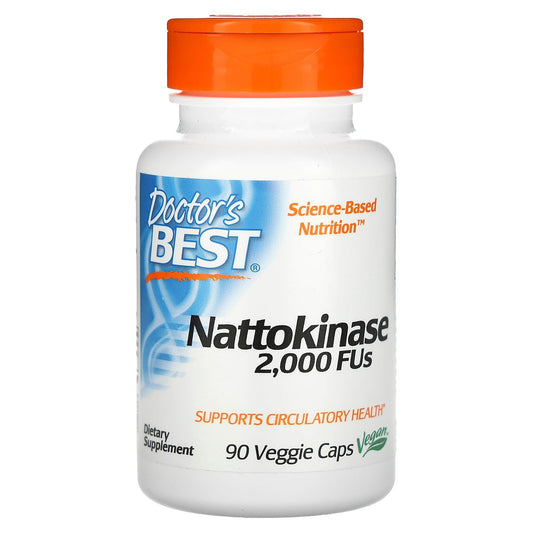 Doctor's Best, Nattokinase, 2,000 FUs, 90 Veggie Caps