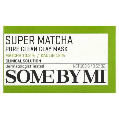 SOME BY MI, Super Matcha Pore Clean Clay Beauty Mask, 3.52 oz (100 g)
