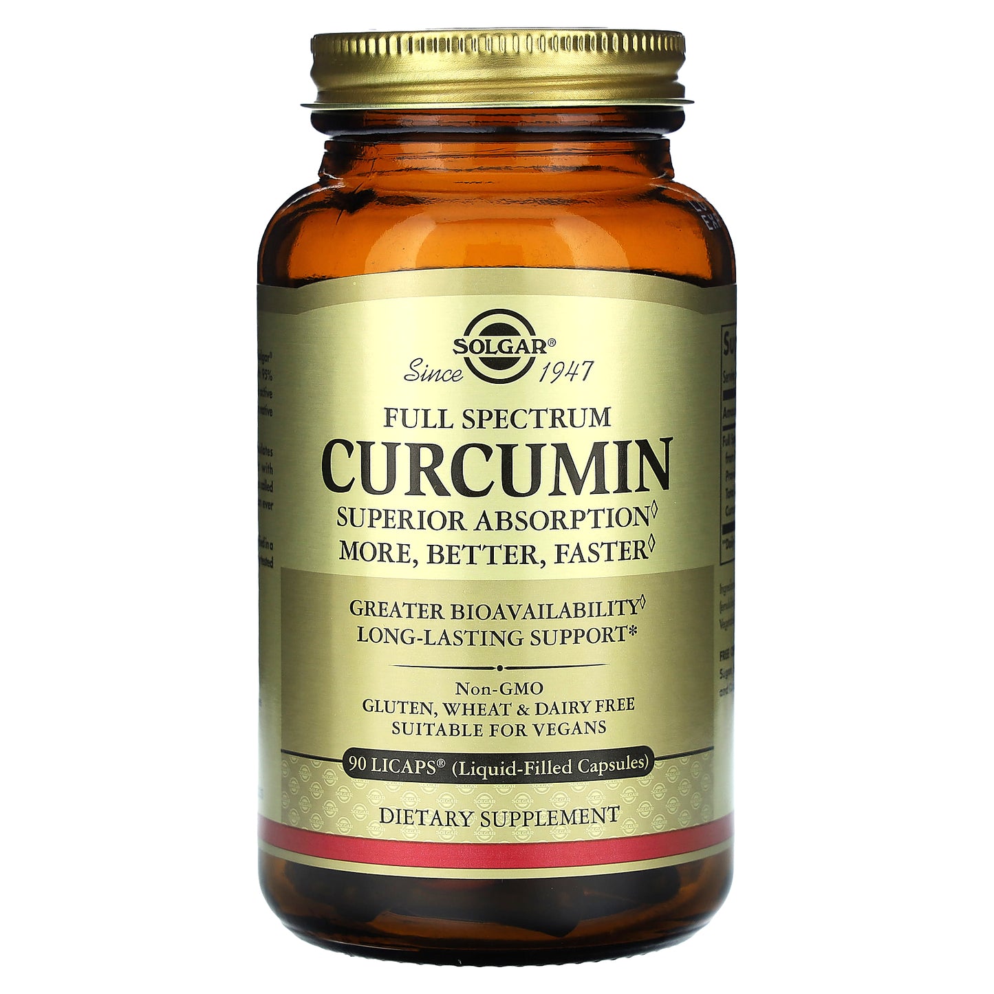 Solgar, Full Spectrum Curcumin, 90 LiCaps