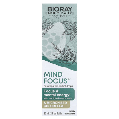 Bioray, Mind Focus®, Alcohol Free, 2 fl oz (60 ml)