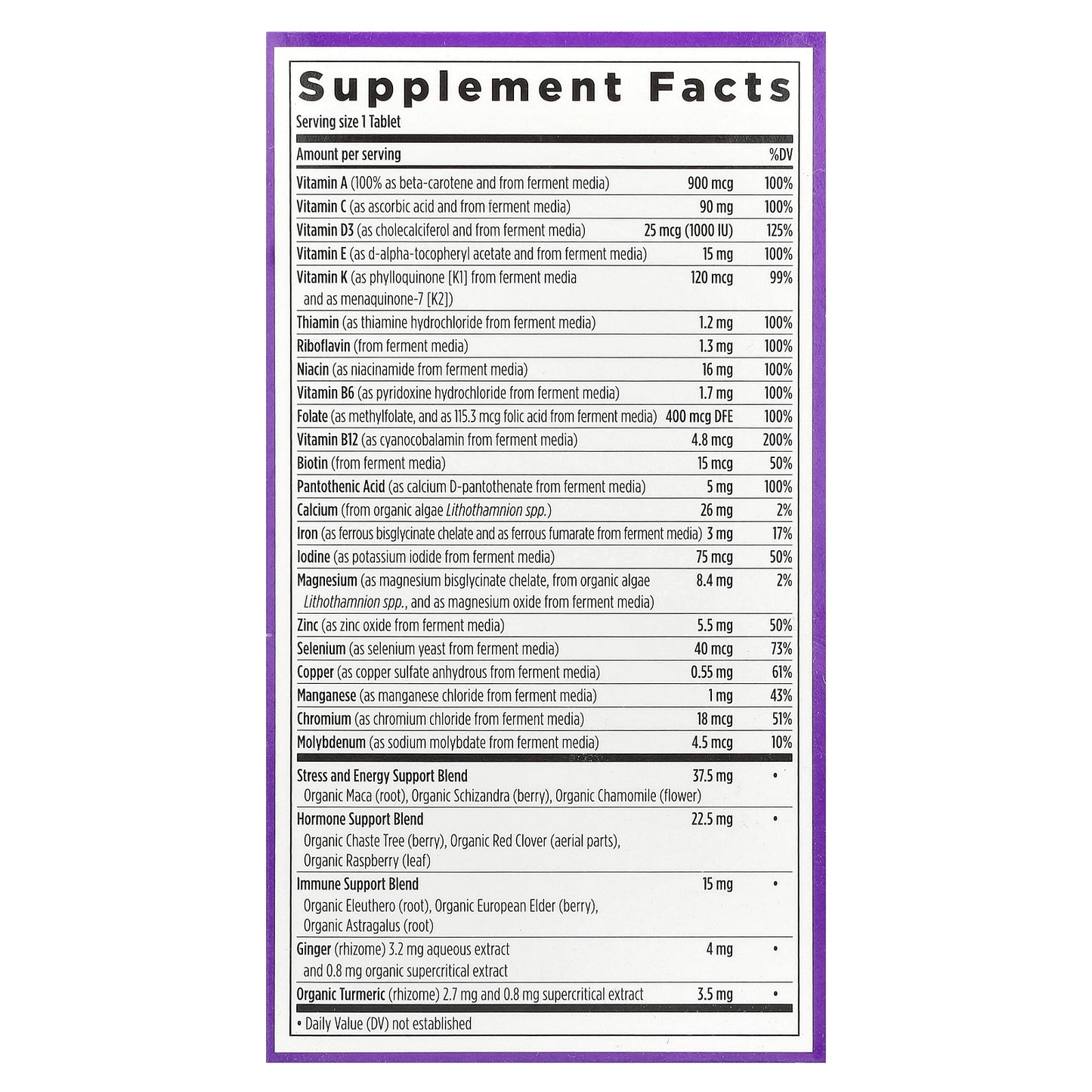 New Chapter, One Daily Every Woman's™ Multivitamin, 48 Vegetarian Tablets