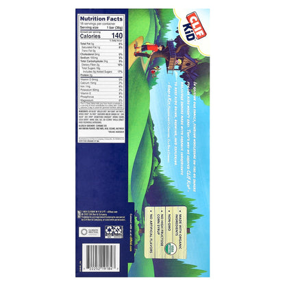 Clif Bar, Clif Kid®, Z Bar™, Chocolate Chip, 18 Bars, 1.27 oz (36 g) Each