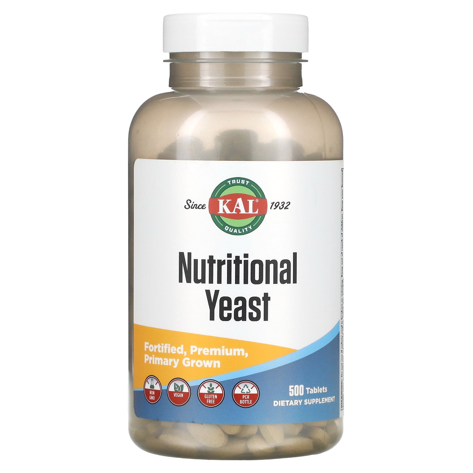 KAL, Nutritional Yeast, 500 Tablets