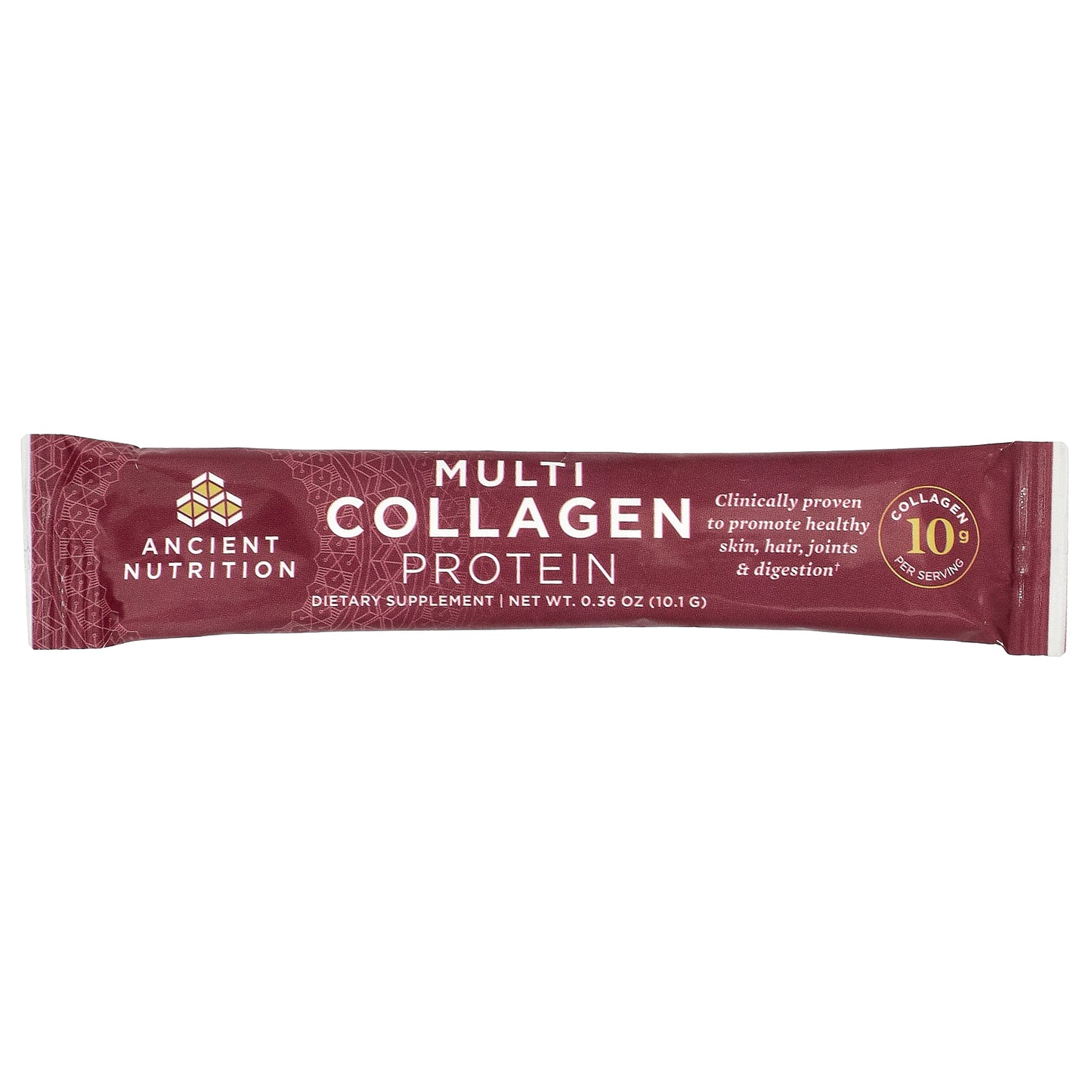 Ancient Nutrition, Multi Collagen Protein, 40 Single Stick Packs, 0.36 oz (10.1 g) Each