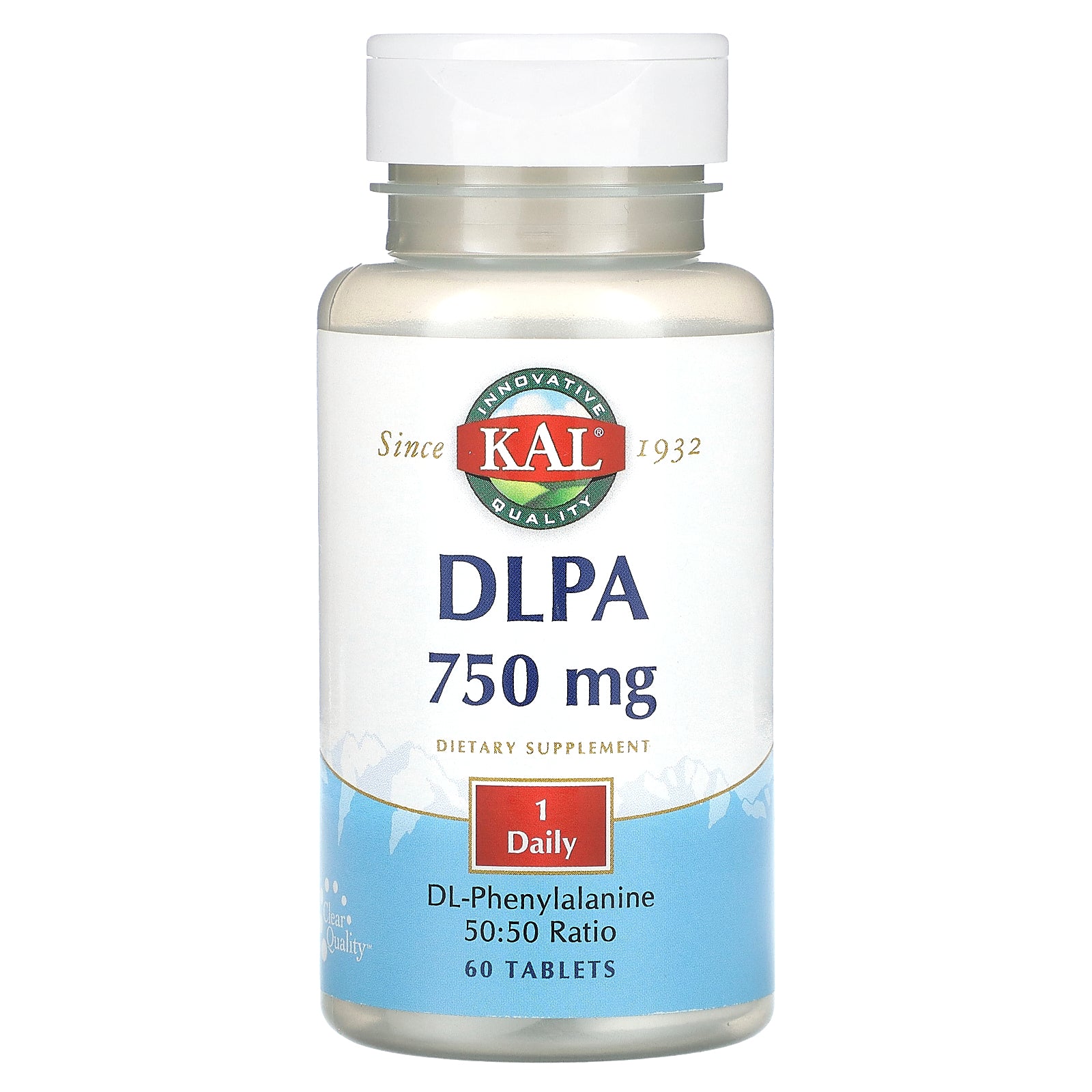 KAL, DLPA, 750 mg, 60 Tablets