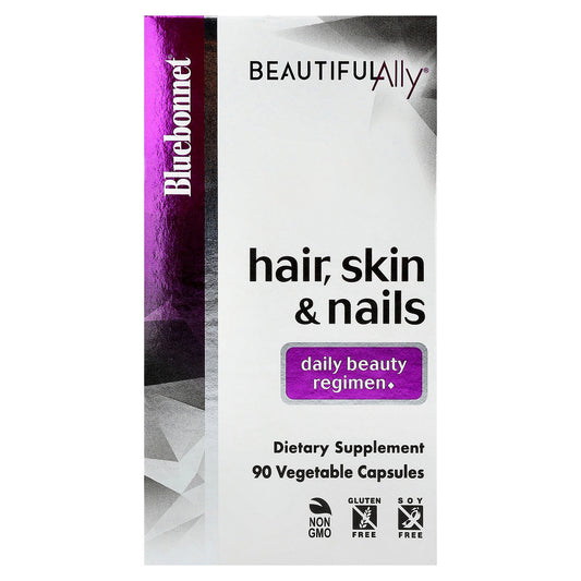 Bluebonnet Nutrition, Beautiful Ally®, Hair, Skin & Nails, 90 Vegetable Capsules