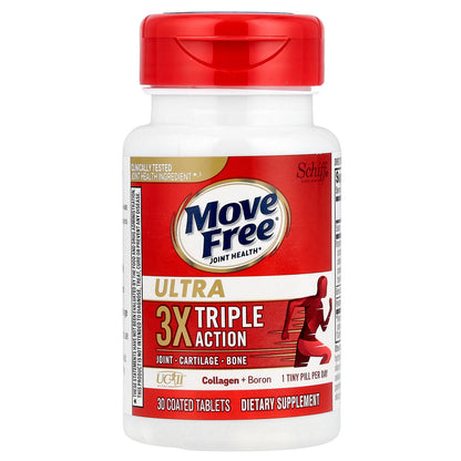Schiff, Move Free® Joint Health, Ultra, Triple Action, 30 Coated Tablets