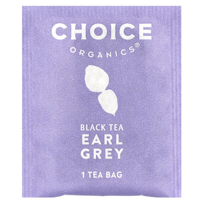 Choice Organics, Black Tea, Earl Grey, 16 Tea Bags, 1.12 oz (32 g)