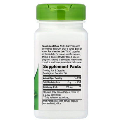 Nature's Way, Cranberry Fruit, 100 Vegan Capsules (465 mg per Capsule)