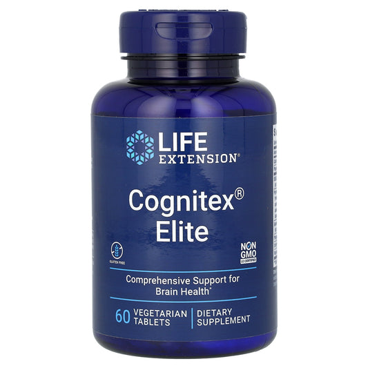 Life Extension, Cognitex Elite, 60 Vegetarian Tablets