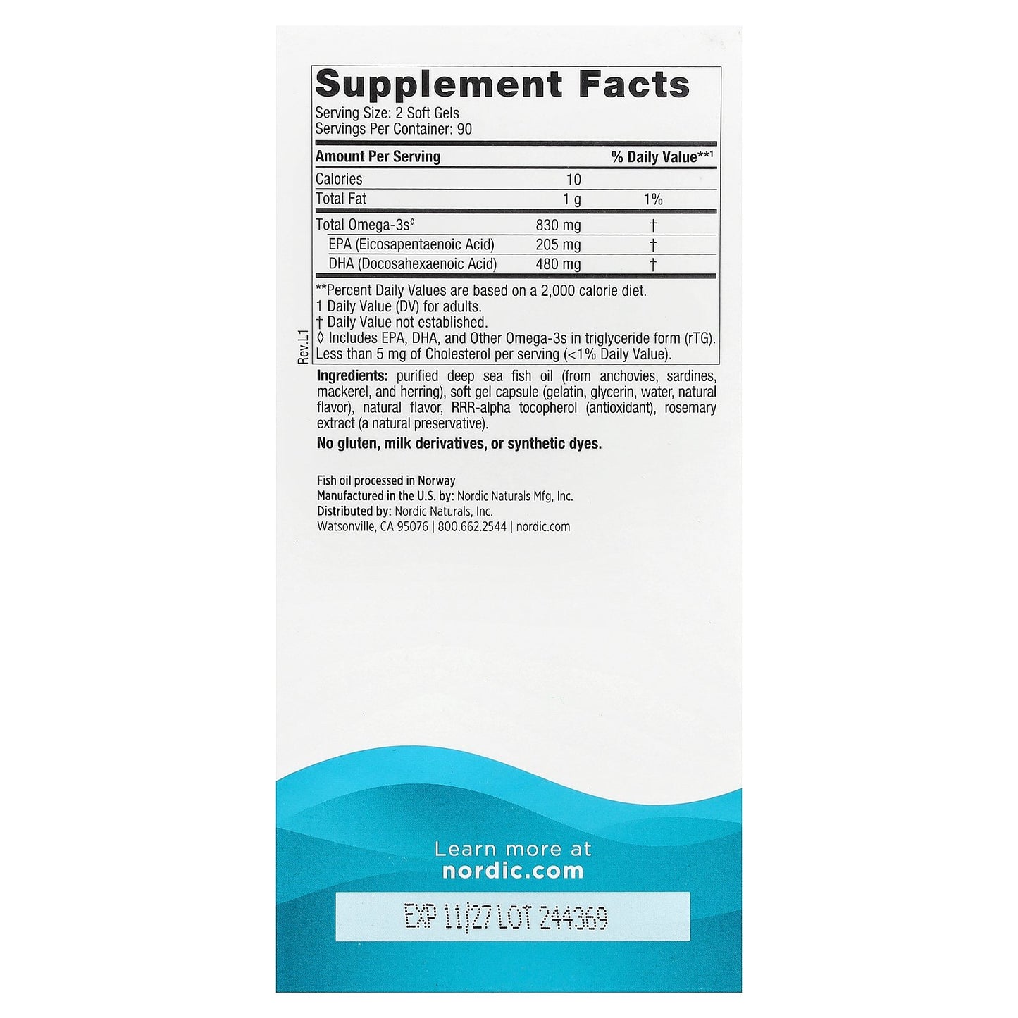 Nordic Naturals, DHA, Strawberry, 180 Soft Gels