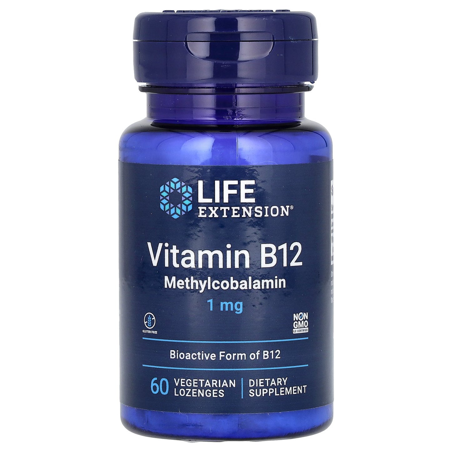 Life Extension, Vitamin B12 Methylcobalamin, 1 mg, 60 Vegetarian Lozenges