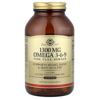 Solgar, Omega 3-6-9, 120 Softgels