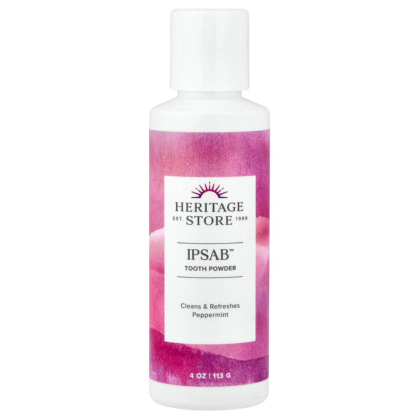 Heritage Store, IPSAB™ Tooth Powder, Peppermint, 4 oz (113 g)