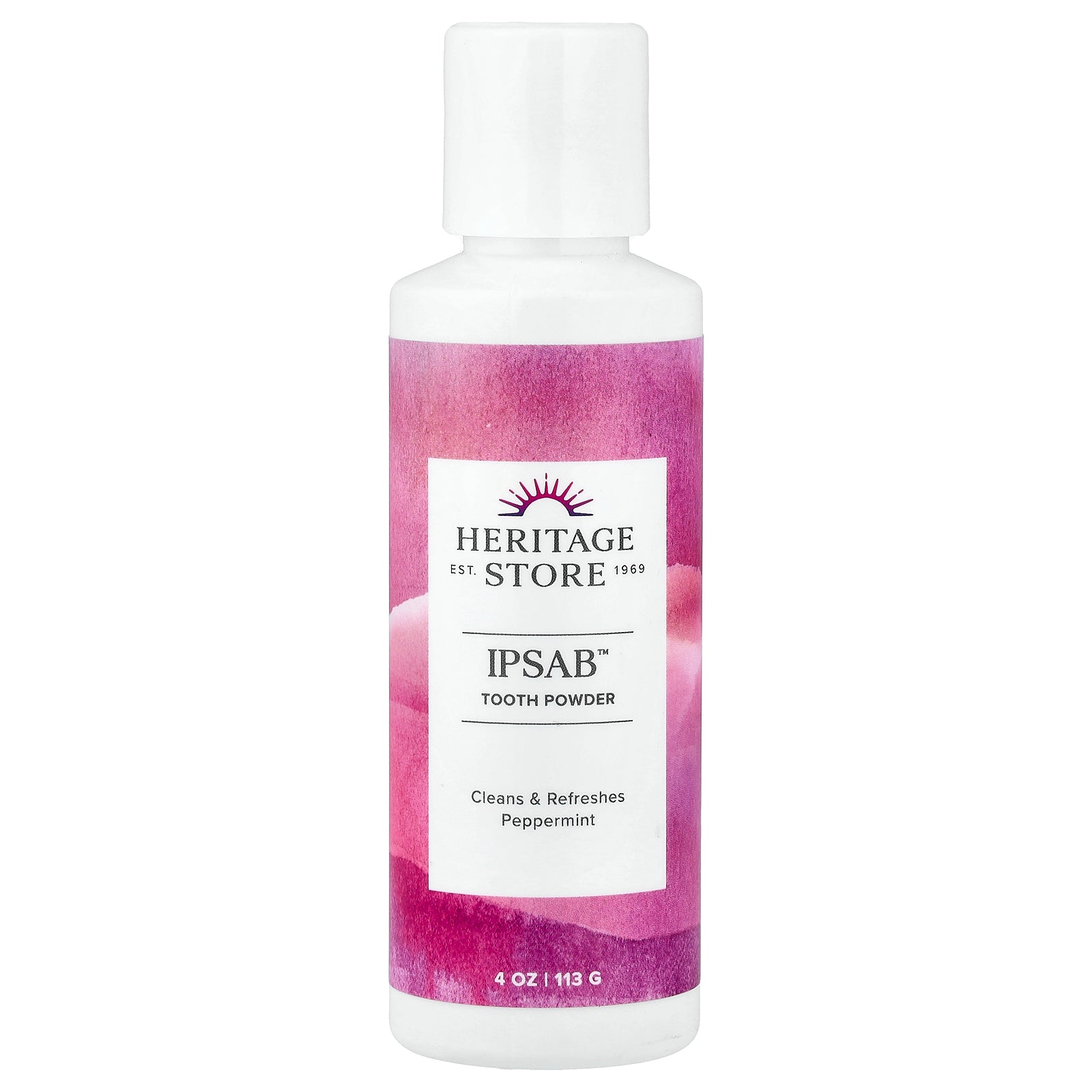 Heritage Store, IPSAB™ Tooth Powder, Peppermint, 4 oz (113 g)