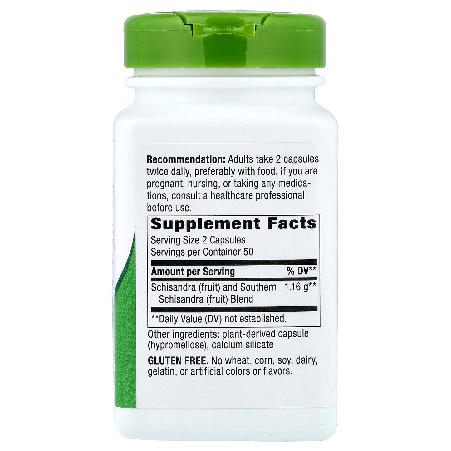 Nature's Way, Schisandra Fruit, 100 Vegan Capsules (0.58 g per Capsule)