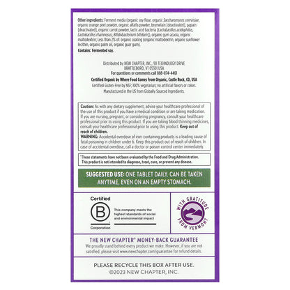 New Chapter, One Daily Every Woman's™ Multivitamin, 48 Vegetarian Tablets