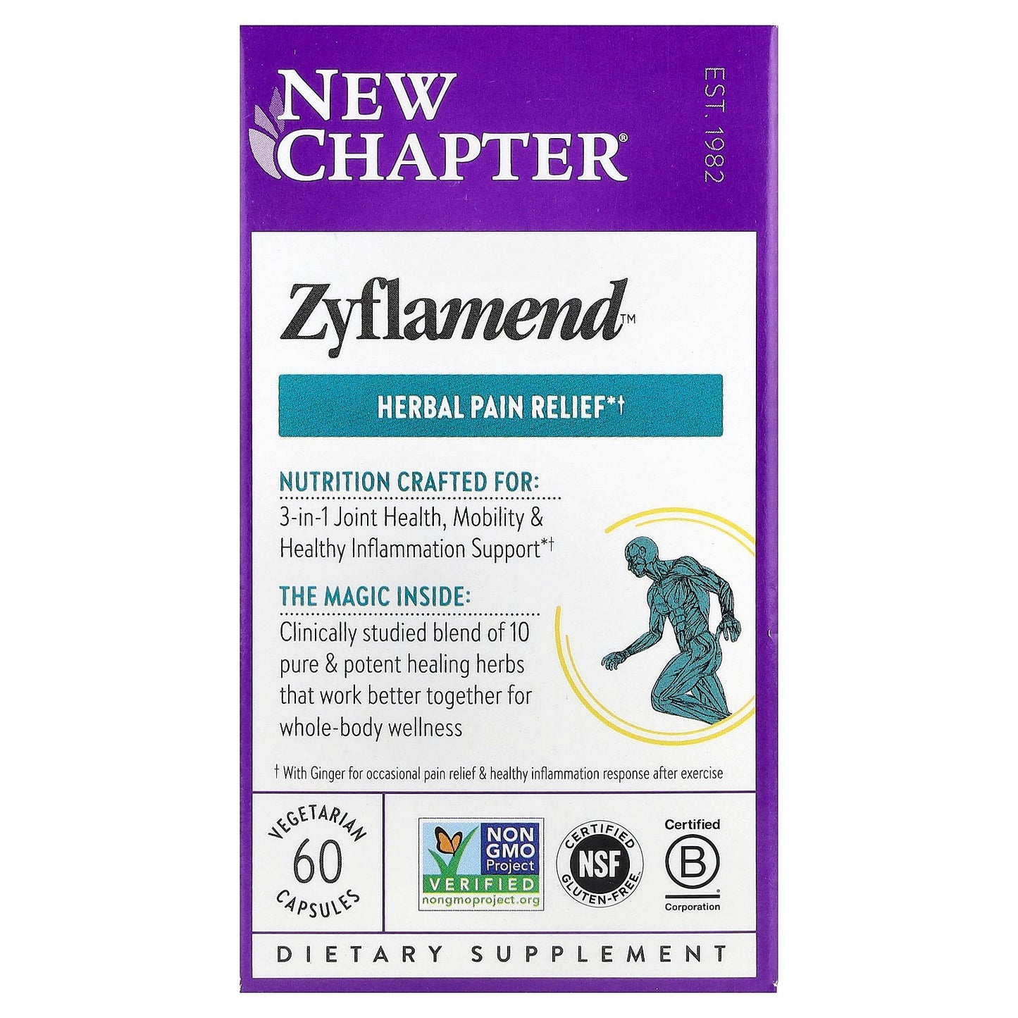 New Chapter, Zyflamend™, 60 Vegetarian Capsules