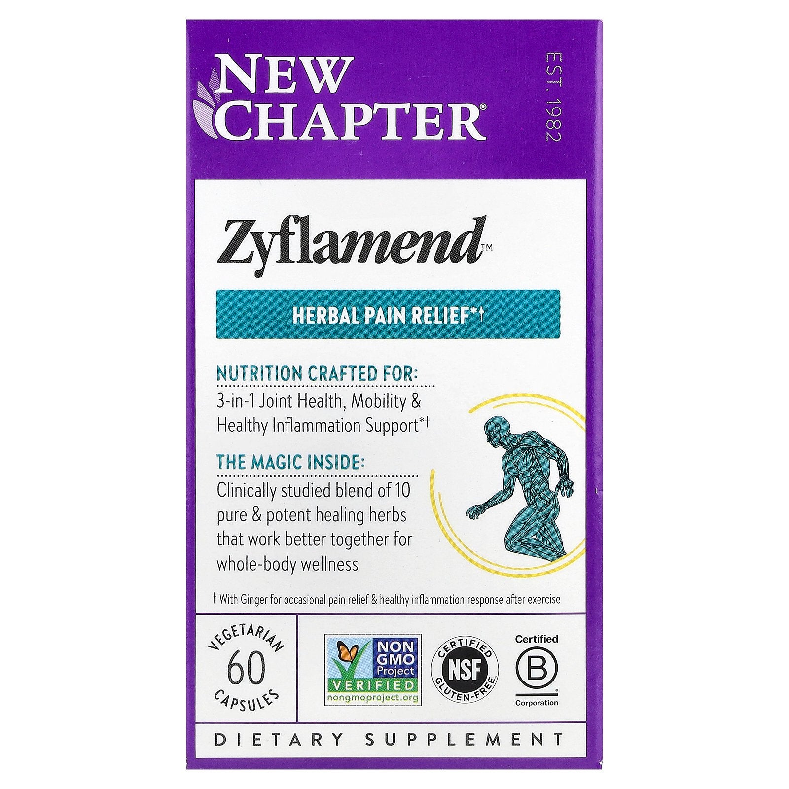 New Chapter, Zyflamend™, 60 Vegetarian Capsules