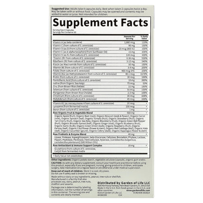 Garden of Life, Vitamin Code®, Whole Food Multivitamin For Men, 240 Vegetarian Capsules