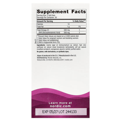 Nordic Naturals, Prenatal DHA, 60 Soft Gels (250 mg per Soft Gel)